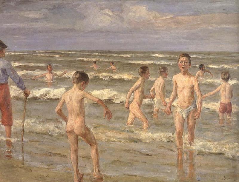 Walter Leistikow Bathing boy oil painting image